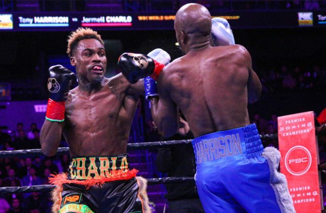 Jermell Charlo became a two-time world champion beating Tony Harrison in their rematch in California in December Credit: Leo Wilson / Premier Boxing Champions