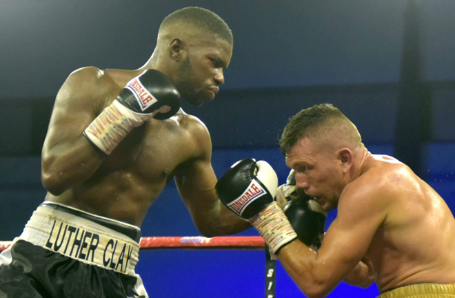 Luther Clay is the WBO global champion at welterweight Credit: Boxing Scene