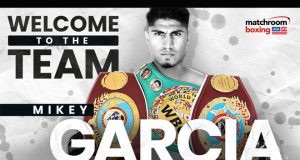 Four-weight world champion Mikey Garcia has signed a one-fight deal with Matchroom Boxing and DAZN Credit: Matchroom Boxing