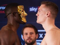 Richard Riakporhe faces Jack Massey for the vacant British title at York Hall on Thursday Credit: JD Sports