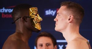 Richard Riakporhe faces Jack Massey for the vacant British title at York Hall on Thursday Credit: JD Sports