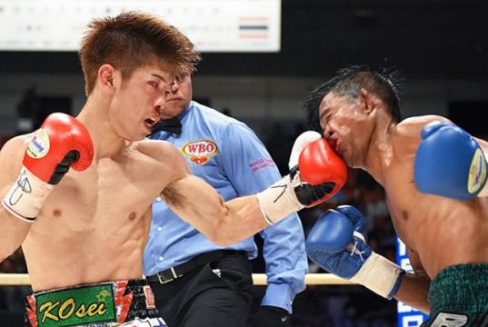 Kosei Tanaka is the youngest and fastest to win world titles in three weight classes. Photo credit: ringtv.com