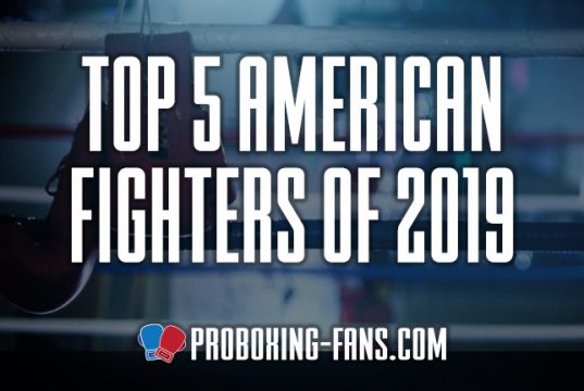 Richard Corley reviews the Top Five U.S. Fighters of 2019.