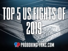 Richard Corley looks back at the Top Five Fights of 2019 in the US.