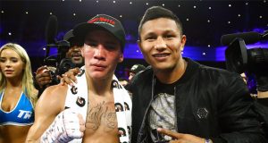 Berchelt is on a collision course to meet Oscar Valdez in an all-Mexican showdown Photo Credit: Mikey Williams/Top Rank