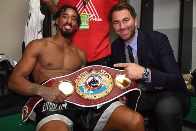 Promoter Eddie Hearn will be looking to make unification fights for Andrade in 2020 Credit: Boxing Scene