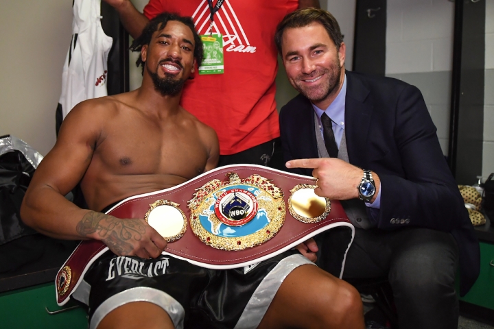 Promoter Eddie Hearn will be looking to make unification fights for Andrade in 2020 Credit: Boxing Scene