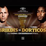 Mairis Briedis and Yuniel Dorticos clash in the World Boxing Super Series final on March 21 in Riga Credit: World Boxing Super Series/WBSS