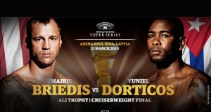 Mairis Briedis and Yuniel Dorticos clash in the World Boxing Super Series final on March 21 in Riga Credit: World Boxing Super Series/WBSS