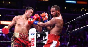 David Benavidez regained the WBC title against Anthony Dirrell in September Credit: Stephanie Trapp/Ryan Hafe