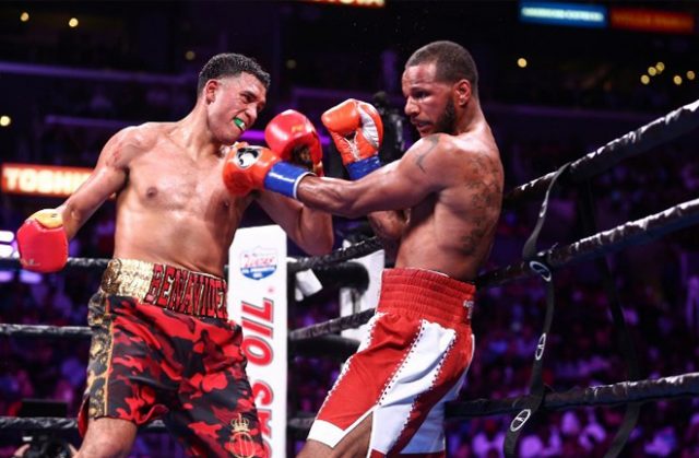 David Benavidez regained the WBC title against Anthony Dirrell in September Credit: Stephanie Trapp/Ryan Hafe