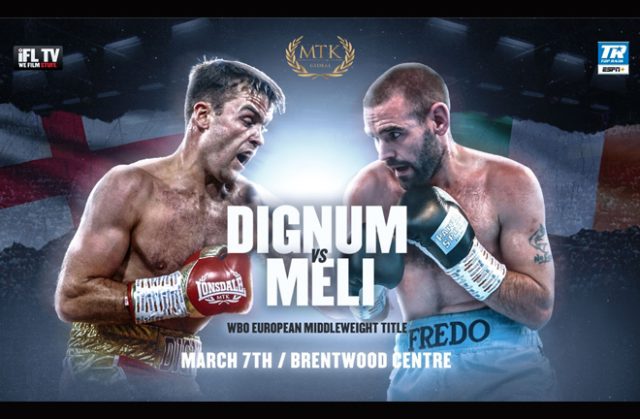 Danny Dignum and Alfredo Meli collide in Brentwood on March 7 Credit: MTK Global