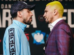 Former two-weight world champion Danny Garcia faces Ivan Redkach in Brooklyn on Saturday Credit: Amanda Westcott/SHOWTIME