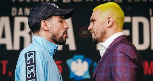 Former two-weight world champion Danny Garcia faces Ivan Redkach in Brooklyn on Saturday Credit: Amanda Westcott/SHOWTIME