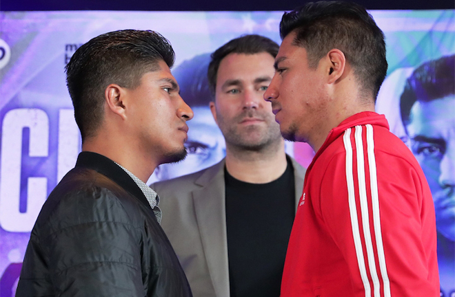 Four-weight king Mikey Garcia headlines against Jessie Vargas in Texas Credit: Boxing Scene