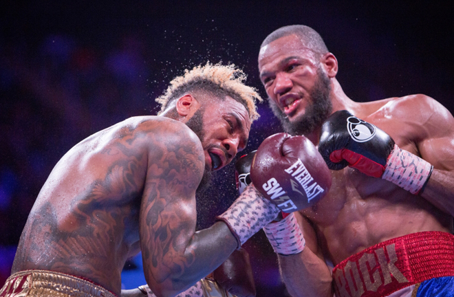 Hurd will be chasing revenge against Julian Williams who ripped away his world titles last May Credit: RBRBOXING