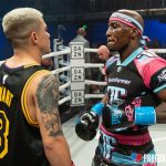Joseph Diaz and Tevin Farmer faced off before the first bell sounded. Photo Credit: www.proboxing-fans.com