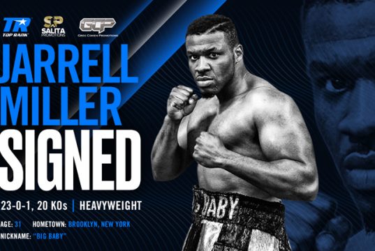 Rivas joins Jarrell Miller who signed with Top Rank last month Credit: Top Rank Boxing