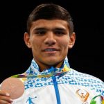 Akhmadaliev claimed a bronze medal at the Rio 2016 Olympics Credit: Boxing Scene