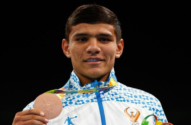 Akhmadaliev claimed a bronze medal at the Rio 2016 Olympics Credit: Boxing Scene