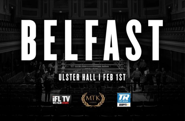 MTK Belfast fight night poster. Credit: mtkglobal.com