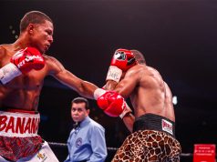 Rosario stunned former champion Julian Williams in Philadelphia earlier this year Credit: TOP CLASS BOXING (TWITTER)