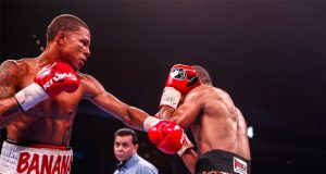 Rosario stunned former champion Julian Williams in Philadelphia earlier this year Credit: TOP CLASS BOXING (TWITTER)