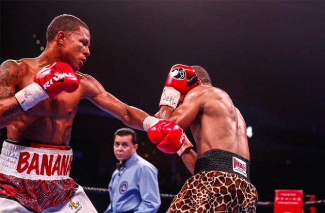 Rosario stunned former champion Julian Williams in Philadelphia earlier this year Credit: TOP CLASS BOXING (TWITTER)
