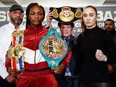 Claressa Shields is aiming to become a three-weight world champion against Ivana Habazin Credit: Stephanie Trapp