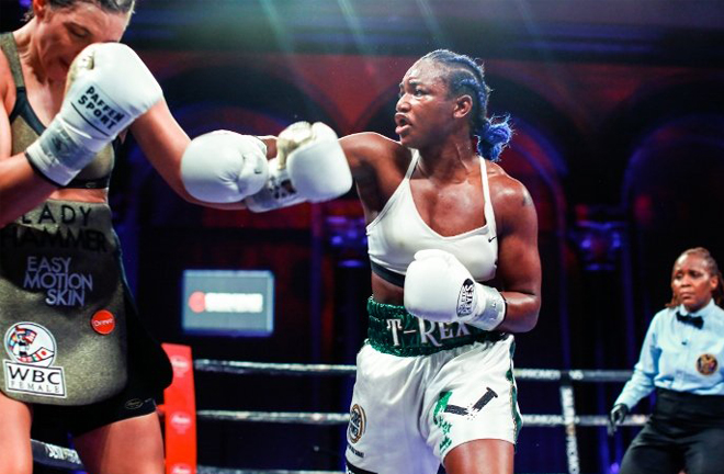 Shields became undisputed champion against Christina Hammer Credit: Boxing Scene