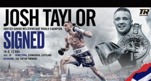 Josh Taylor has inked a multi-year promotional deal with Top Rank Credit: Top Rank