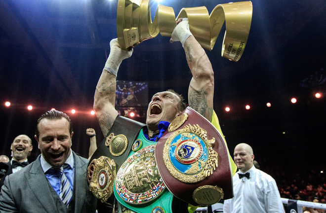 Oleksandr Usyk won the first World Boxing Super Series Credit: World Boxing Super Series/WBSS