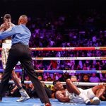 Ortiz was handed a second career defeat against Wilder in November Credit: Boxing Scene