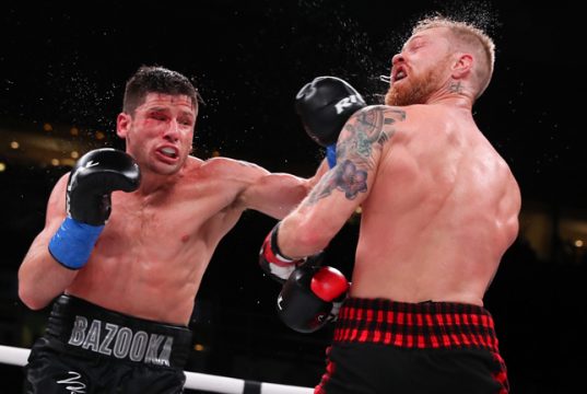 Mark DeLuca insists the pressure is on Kell Brook ahead of their clash in Sheffiled on Saturday Photo Credit: Matchroom Boxing