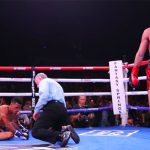 Ryan Garcia put Fonseca down on the canvas twice as he won with a first round KO on Friday night.