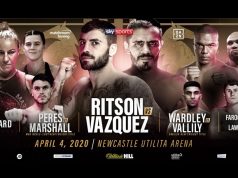 Lewis Ritson will face former IBF world lightweight champion Miguel Vazquez on April 4 in Newcastle Credit: Matchroom Boxing