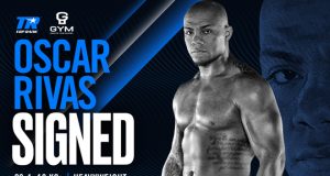 Oscar Rivas has signed a multi-fight promotional deal with Top Rank Boxing Credit: Top Rank