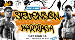 Shakur Stevenson will be defending his world title before looking to unify with Josh Warrington later in the year. Photo Credit: Top Rank