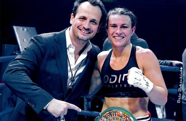 Katharina Thanderz is relishing her chance to face Terri Harper. Photo Credit: Team Sauerland.