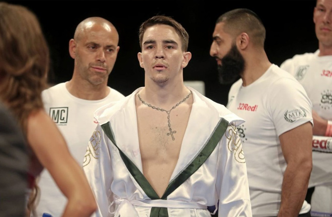 Mick Conlan and his mentor, Adam Booth. Photo Credit: IrishNews.com