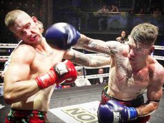 Dylan Winter [right] signs with Dragon Fire Boxing. Photo Credit: Tony Tolj