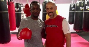 Abass Baraou joins forces with Adam Booth ahead of his April 4th ring return. Photo Credit: Team Sauerland.