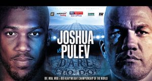 Anthony Joshua's world heavyweight title defence against Kubrat Pulev set for June 20th at Tottenham Hotspur Stadium has been postponed Credit: Matchroom Boxing