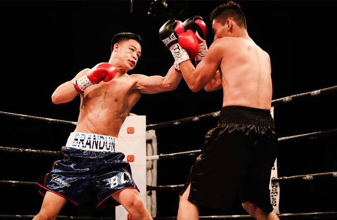 Brandun Lee in action on his way to one of his eighteen victories. Photo Credit: Amanda Westcott/SHOWTIME