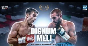 Danny Dignum makes a first defence of his WBO European Middleweight strap against Alfredo Meli on Saturday Credit: MTK Global