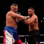 Hughie Fury raced to a third round stoppage of Pavel Sour Credit: Matchroom Boxing
