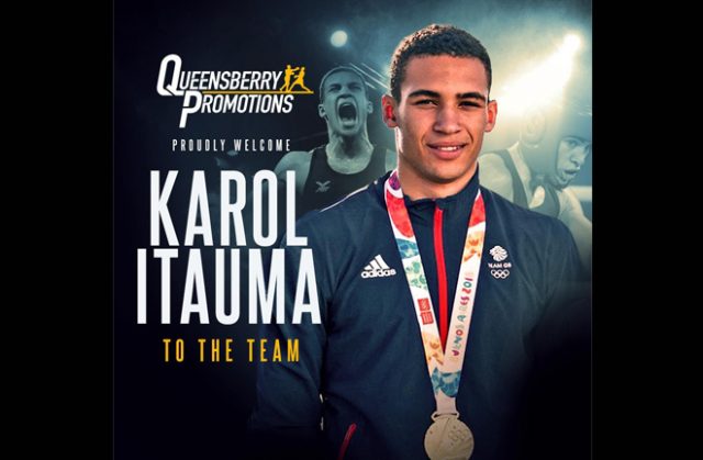 Decorated amateur Karol Itauma is set to turn over with Frank Warren's Queensbury Promotions Credit: Queensbury Promotions