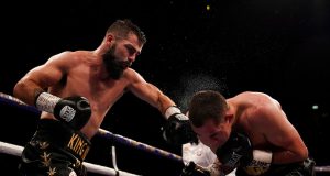 Jono Carroll stunned Scott Quigg at the Manchester Arena to force an eleventh round stoppage Photo Credit: Matchroom Boxing