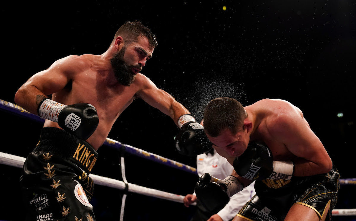 Jono Carroll stunned Scott Quigg at the Manchester Arena to force an eleventh round stoppage Photo Credit: Matchroom Boxing