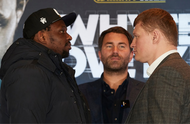 Dillian Whyte will face Alexander Povetkin on at Fight Camp Credit: Matchroom Boxing